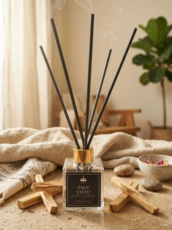 SoyViento dyfuzor zapachowy palo santo kwadratowy przezroczysty 100 ml