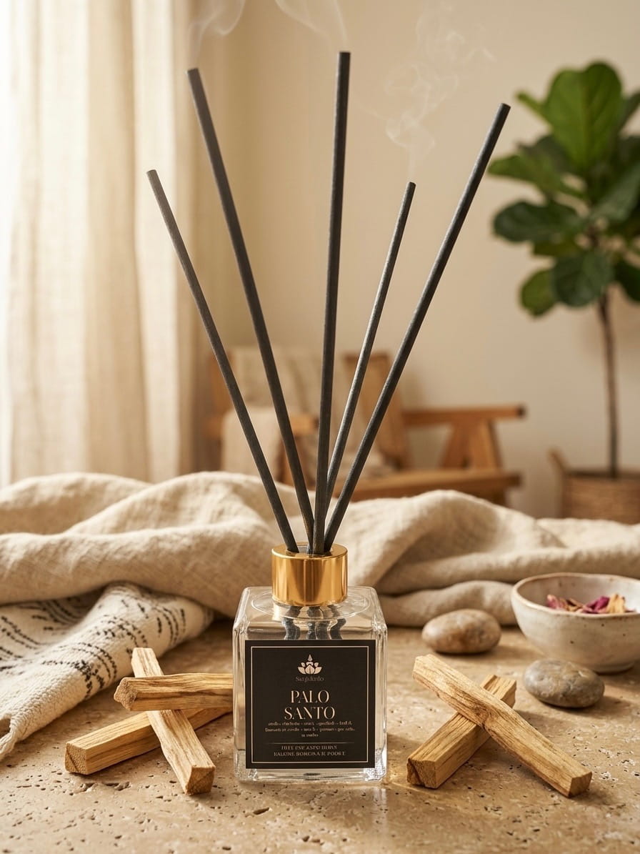 SoyViento dyfuzor zapachowy palo santo kwadratowy przezroczysty 100 ml